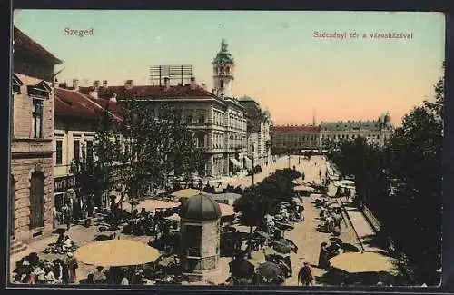 AK Szeged, Szécheényi téri részlet