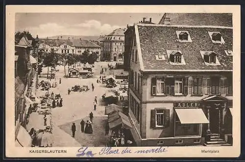 AK Kaiserslautern, Marktplatz mit Geschäften