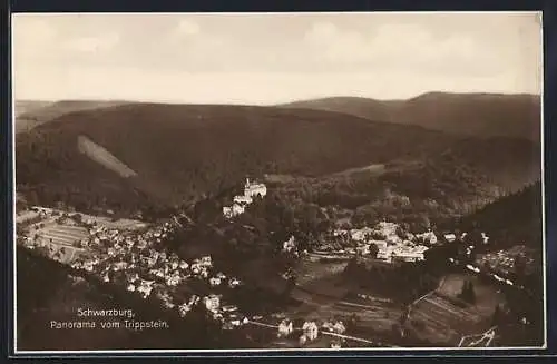 AK Schwarzburg, Panorama vom Trippstein