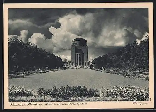 AK Hamburg, Wasserturm im Stadtpark