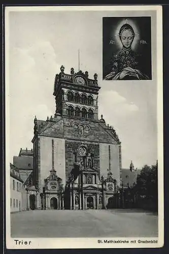 AK Trier, St. Matthiaskirche, Gnadenbild