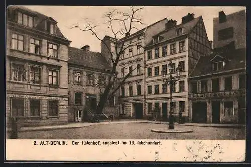 AK Berlin, der Jüdenhof in der Jüdenstrasse