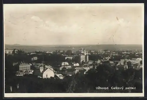 AK Uzhorod, Teilansicht der Stadt, Celkový pohled