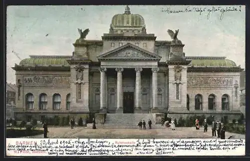 AK Barmen, Blick auf Ruhmeshalle