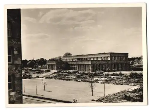 12 Fotografien Ansicht Frankfurt / Main, das neue Verwaltungsgebäude der IG-Farbenindustrie, Architekt: Hans Poelzig