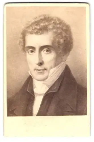 Fotografie Th. Prümm, Berlin, Portrait Luigi Cherubini, ital. Komponist, nach einem Gemälde