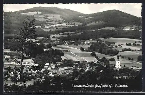 AK Grafendorf /Oststmk., Teilansicht mit Kirche