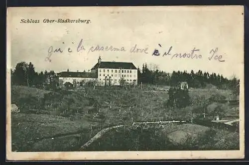 AK Ober-Radkersburg, Blick auf das Schloss