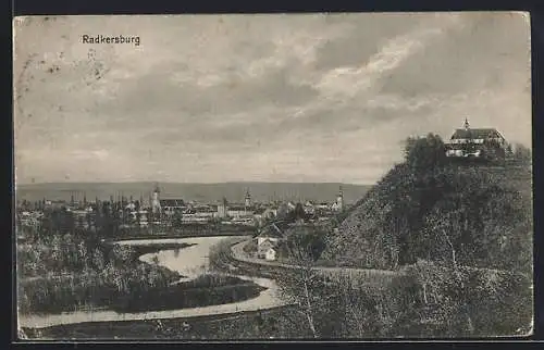 AK Radkersburg, Teilansicht mit Kirche