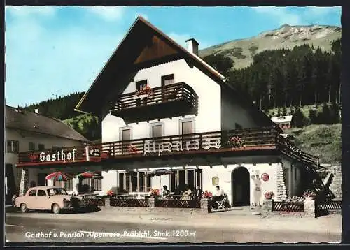 AK Präbichl /Stmk., Gasthof und Pension Alpenrose