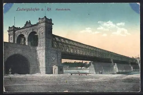 AK Ludwigshafen a. Rh., Rheinbrücke