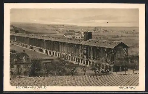 AK Bad Dürkheim /Pfalz, Gradierbau, Blick in die Landschaft