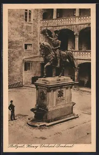 AK Stuttgart, Herzog Eberhard-Denkmal