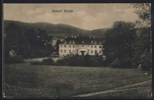 AK Brakel, Blick auf Schloss Rheder