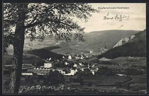 AK Kupferschmelz-Hochstein, Teilansicht mit Baum