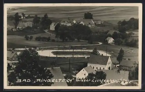 AK Lichtenberg / Erzgebirge, Gasthaus und Siedlung Bad Ringelteich