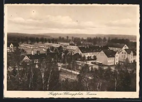 AK Zossen, Panoramablick auf den Truppenübungsplatz