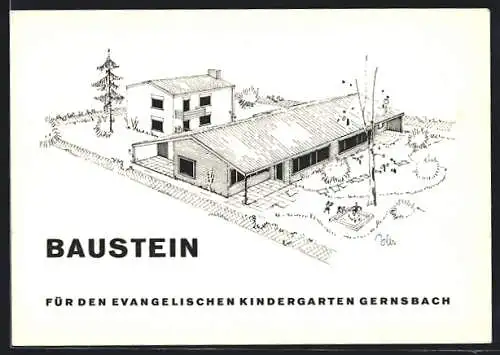 AK Gernsbach, Baustein für den evangelischen Kindergarten