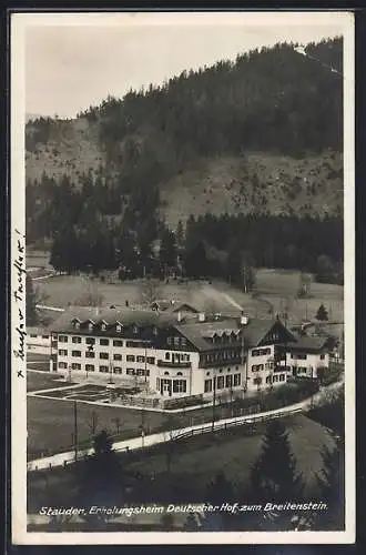 AK Stauden / Richterheim, Erholungsheim Deutscher Hof zum Breitenstein