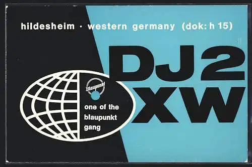 AK Hildesheim, Radio DJ2 XW, Blaupunkt-Logo