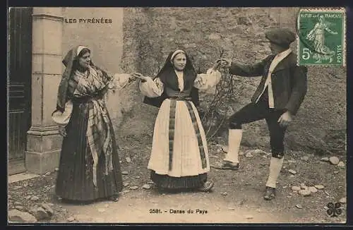 AK Pyrenäen / Pyrénées, Danse du Pays