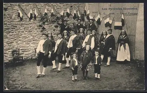 AK Les Pyrénées, Danse Ossaloise