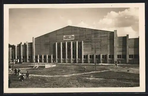 AK Wien, X. Deutsches Sängerbundesfest 1928, Blick auf die Sängerhalle