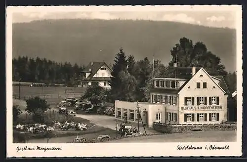 AK Siedelsbrunn i. Odenwald, Gasthaus Morgenstern, Landpost