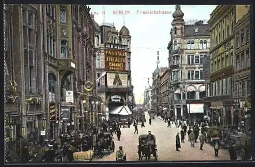 AK Berlin, Friedrichstrasse mit Panopticum