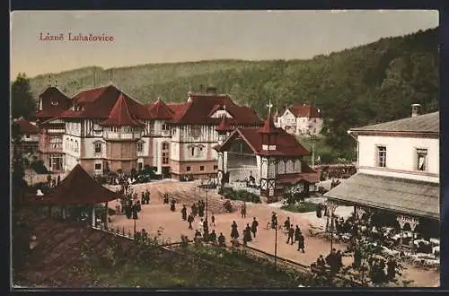 AK Lázne Luhacovice, Gasthaus am Musikpavillon