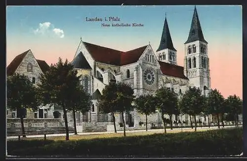 AK Landau / Pfalz, Neue katholische Kirche