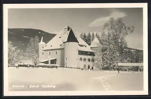 AK Radstadt, Schloss Tandalier im Winter