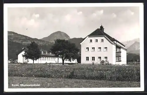 AK Kuchl, Blick auf die Sägewerkschule