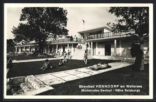 AK Henndorf am Wallersee, Anlage im Strandbad