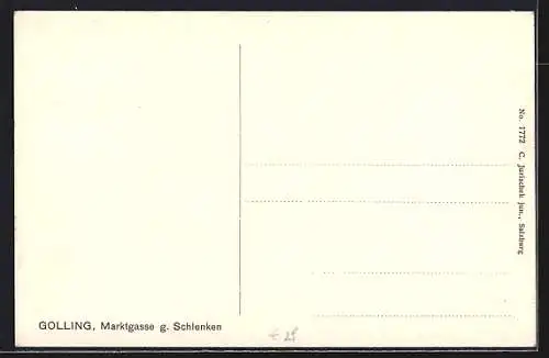 AK Golling, Marktgasse gegen den Schlenken