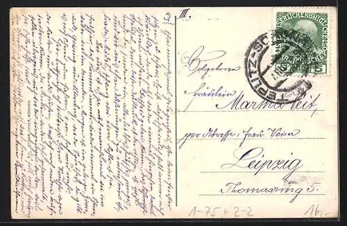 AK 60-jähriges Regierungsjubiläum von Kaiser Franz Josef I. von Österreich, Briefmarken