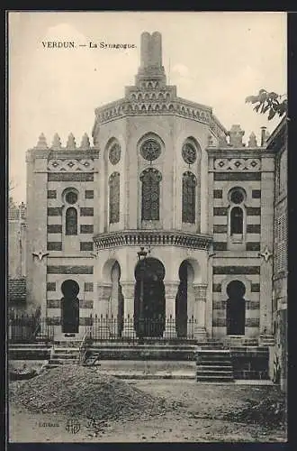 AK Verdun, La Synagogue