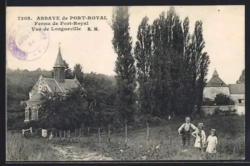 AK Port-Royal, La Ferme, Vue de Longueville