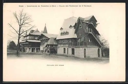 AK Carrières-sous-Bois, Home-Sanatorium, Villas des Terrasses de Saint-Germain, Pavillon des Esbas