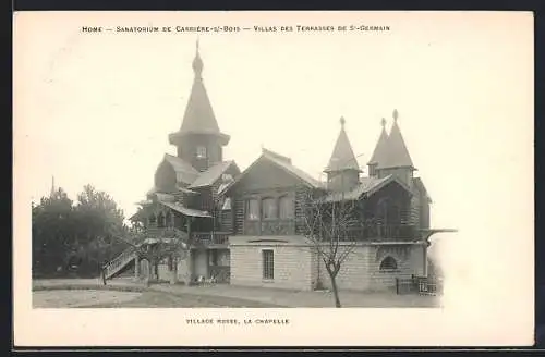 AK Carrières-sous-Bois, Home-Sanatorium, Villas des Terrasses de Saint-Germain, Village Russe, La Chapelle