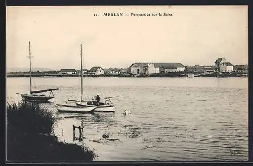 AK Meulan, Perspective sur la Seine