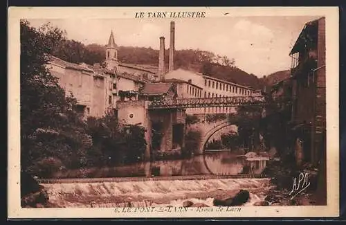 AK Le Pont-de-Tarn, Rives de Larn