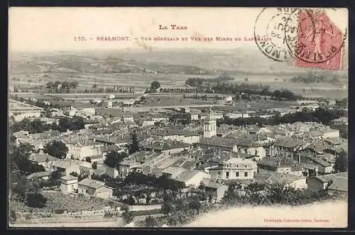 AK Rèalmont, Vue Gènèrale et vue des Mines de Lafènasse