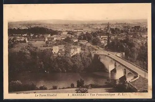 AK Marssac, Vue Panoramique