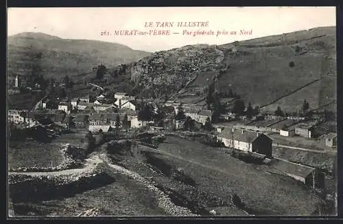 AK Murat-sur-Vèbre, Vue gènèrale prise au Nord