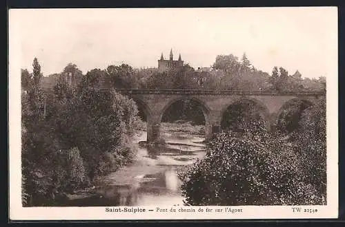 AK Saint-Sulpice, Pont du chemin de fer sur l`Agout