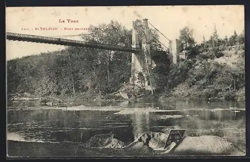 AK Saint-Sulpice, Pont suspendu