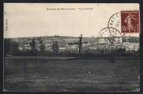 AK Viviers-les-Montagnes, Vue Gènèrale