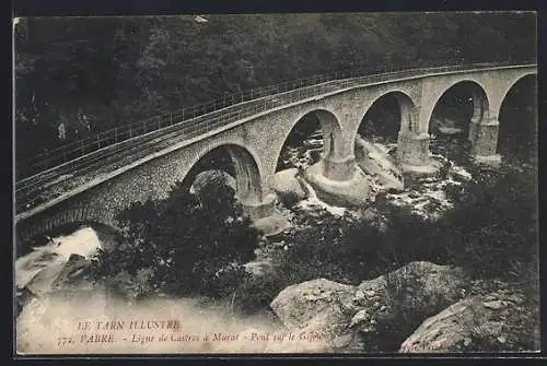 AK Vabre, Ligne de Castres à Murat-Pont sur le Gijou