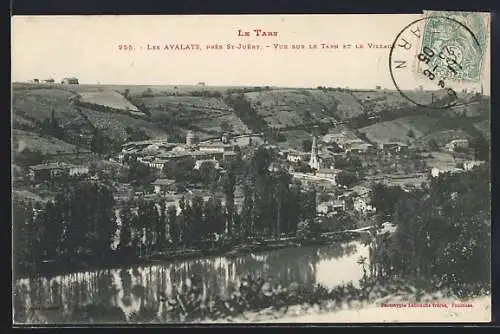 AK Saint-Juéry, vue sur le Tarn et le village